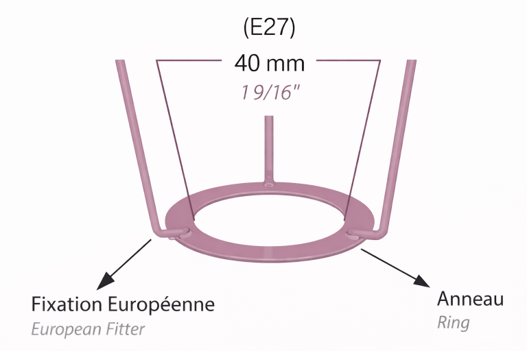 anneau de deouille e27